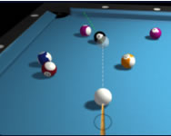 3D billiard 8 ball pool html5 ingyen játék