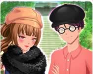 Anime couple dress up html5 ingyen játék