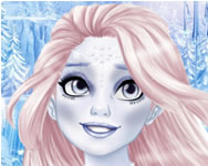 New makeup snow queen Eliza html5 ingyen játék