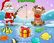 Santas christmas fishing html5 HTML5 játék